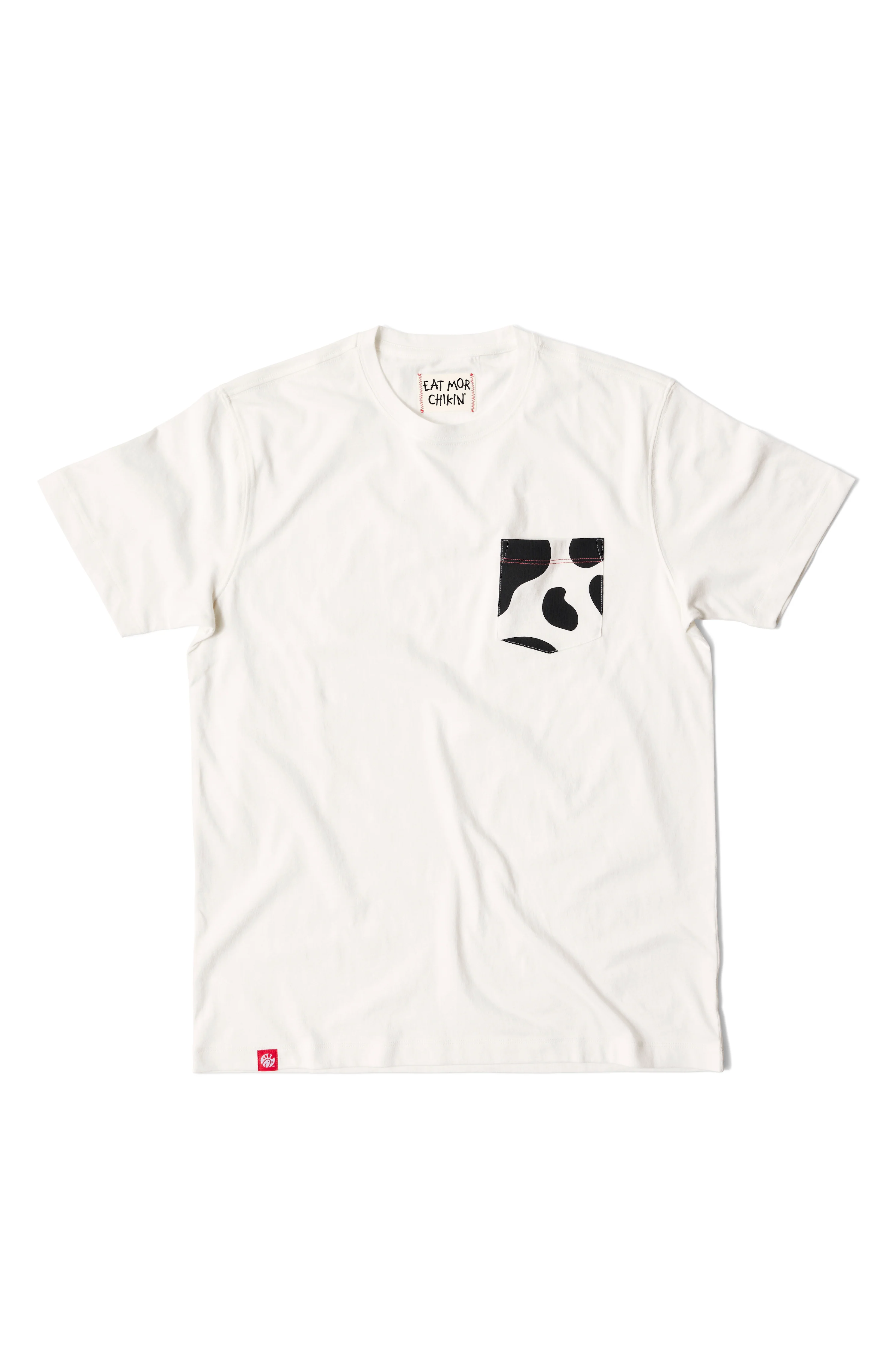 Cow Print Pocket Tee - Image 3