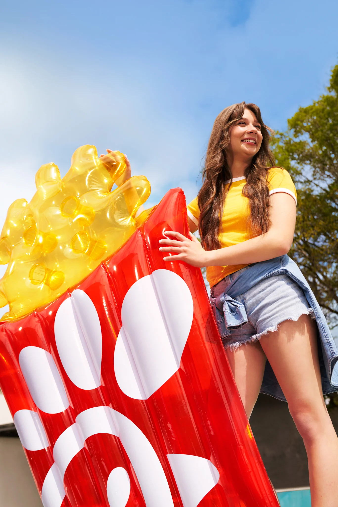 Large Waffle Fry Pool Float - Image 3