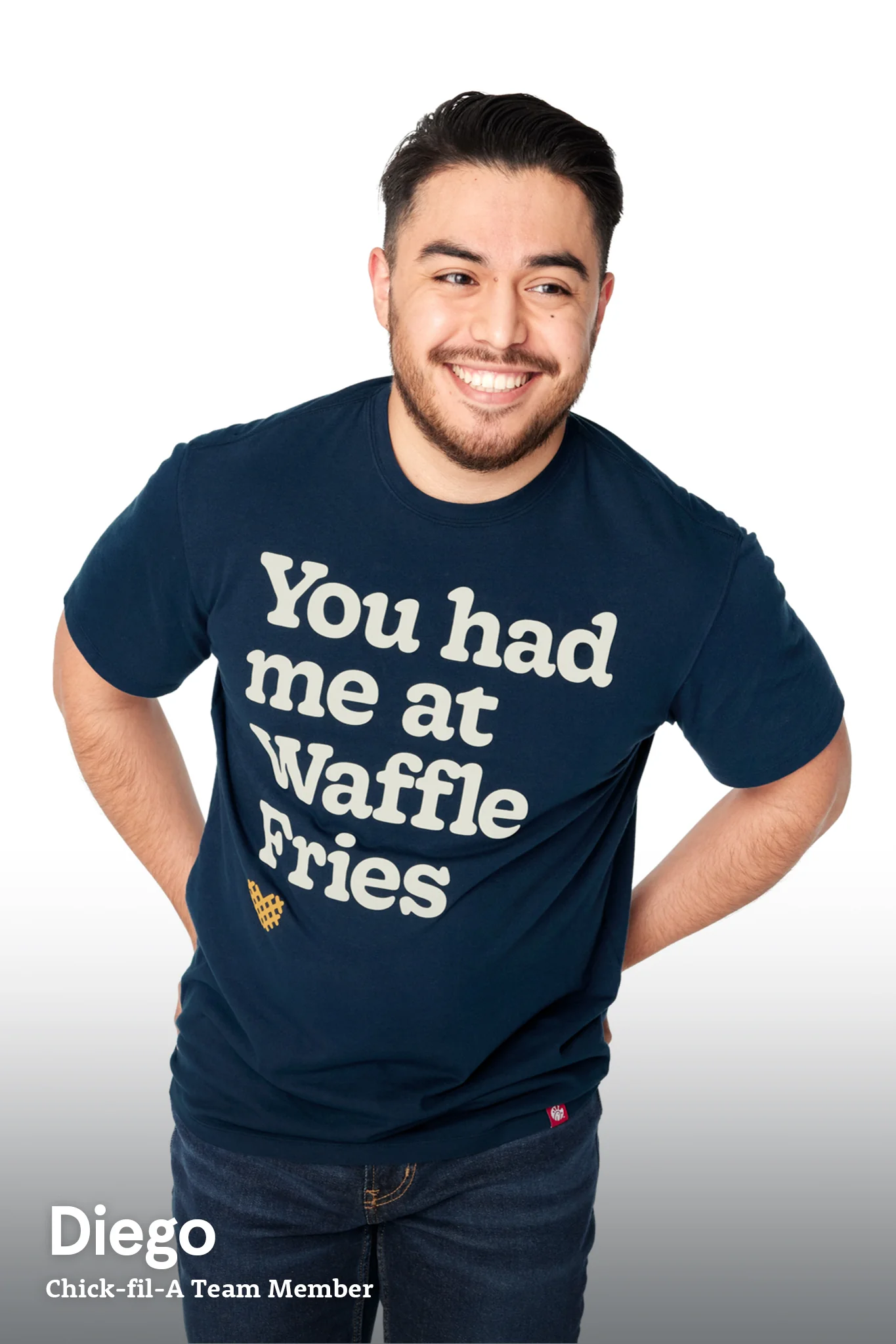 Waffle Fry Cotton Jersey Tee - Image 3